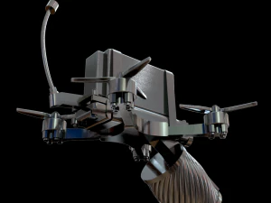 Quadcopter with grenade 3D Print Model