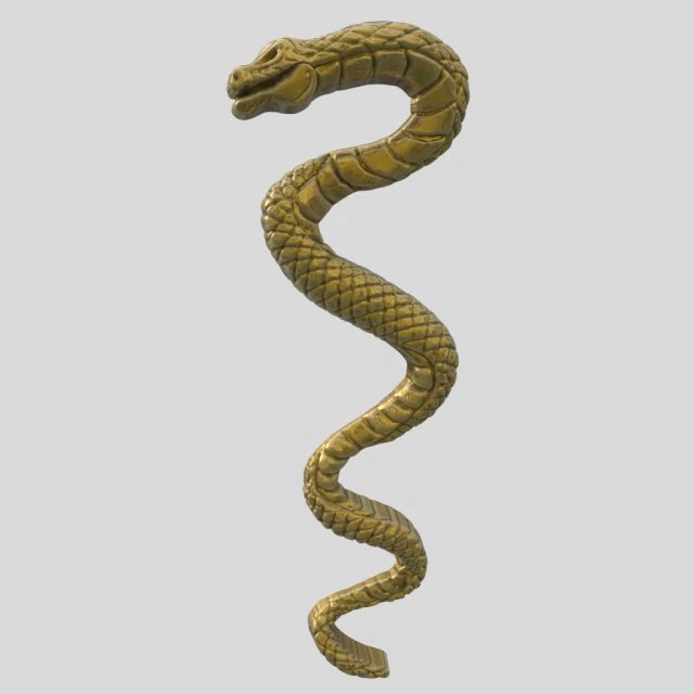 Writhing snake 3D Print Model .c4d .max .obj .3ds .fbx .stl .blend 