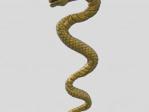 Writhing snake 3D Print Model