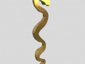 Writhing snake 3D 打印模型