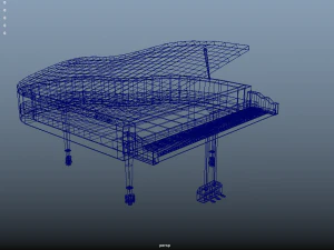 grand piano 3D Model