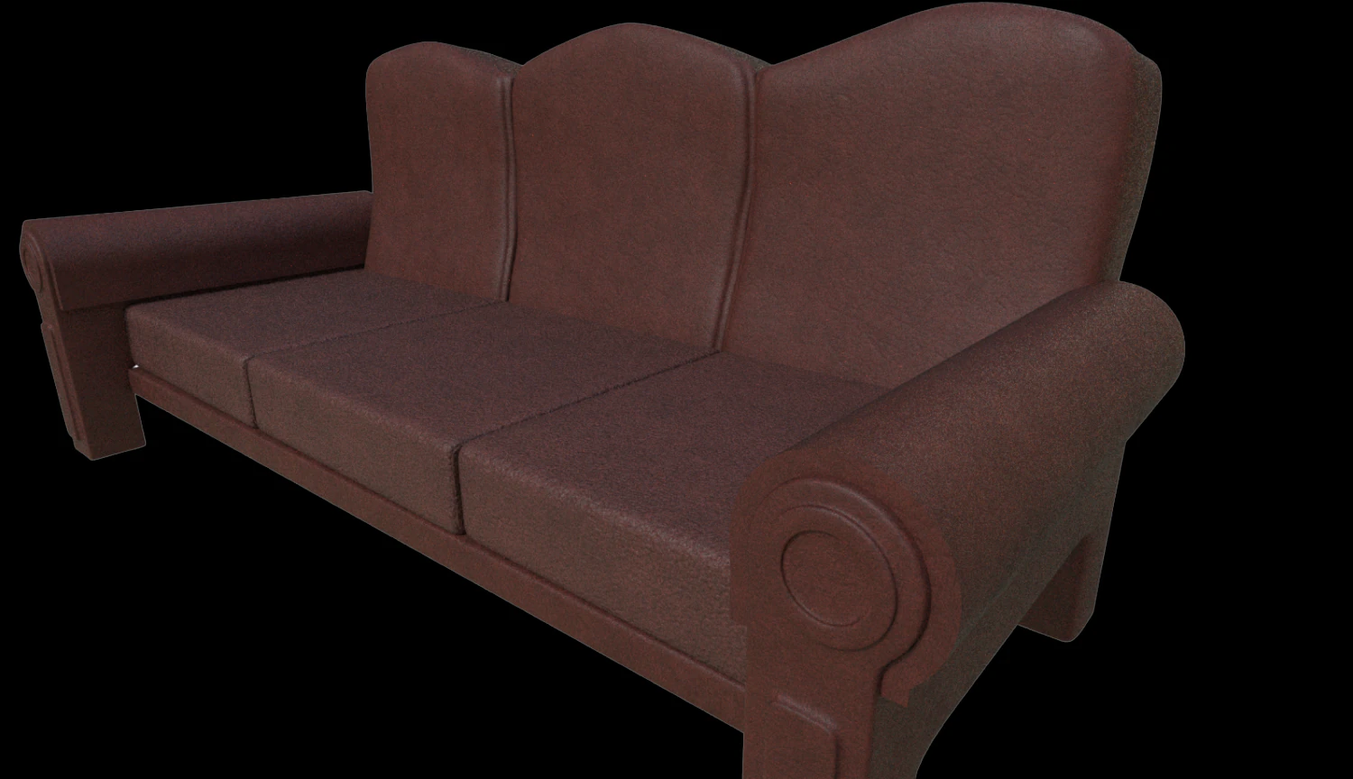 sofa 3D Model .c4d .max .obj .3ds .fbx .stl .blend 