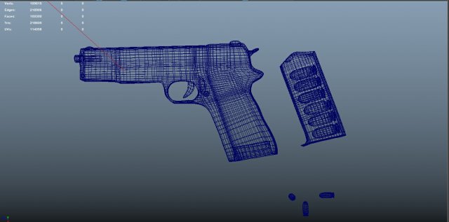 9mm 3D मॉडल .c4d .max .obj .3ds .fbx .stl .blend 