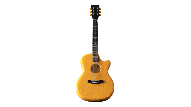 acoustic guitar 3D मॉडल .c4d .max .obj .3ds .fbx .stl .blend 