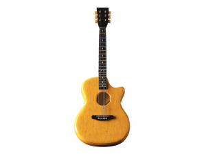acoustic guitar 3D मॉडल