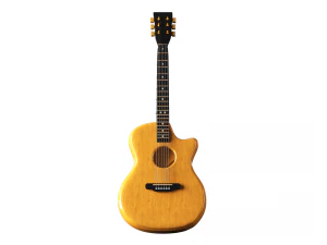 acoustic guitar 3D Model