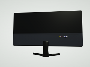 low poly modern monitor 3D मॉडल
