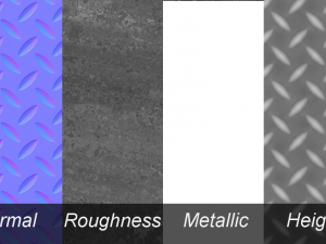 cross pattern metal CG Textures