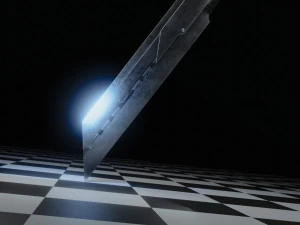 clouds sword 3D Model