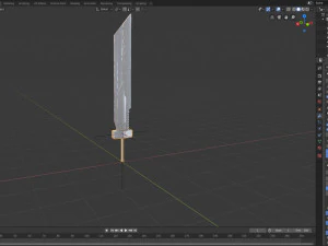 clouds sword 3D Model