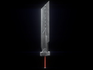 clouds sword 3D Модель