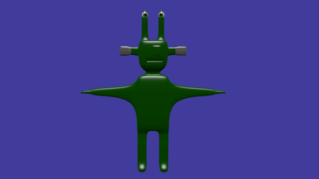 alien Modelo 3D .c4d .max .obj .3ds .fbx .stl .blend 