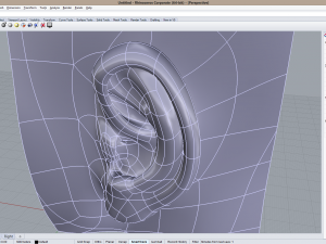 cad-friendly casual woman ear model f1p1d0v1ear 3D 模型