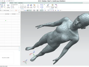 cad human body basic casual woman model f1p1d0v1 3D Model