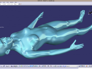 cad human body basic casual woman model f1p1d0v1 3D Model