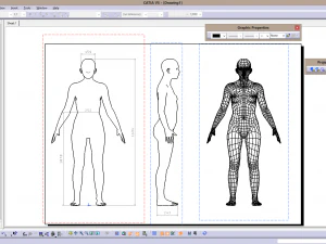 cad human body basic casual woman model f1p1d0v1 3D Model