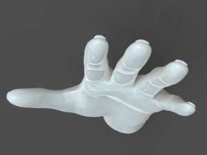 Cad-friendly casual woman hand model f1p1d0v1hand Modelo 3D