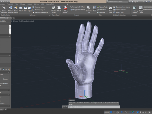 Cad-friendly casual woman hand model f1p1d0v1hand Modelo 3D