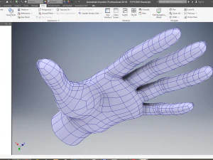 Cad-friendly casual woman hand model f1p1d0v1hand 3D Model