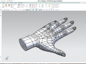 Cad-friendly casual woman hand model f1p1d0v1hand Modelo 3D
