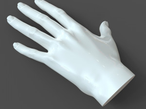 Cad-friendly casual woman hand model f1p1d0v1hand Modelo 3D