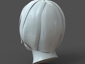 cad-friendly casual woman head model f1p1d0v1head 3D 模型