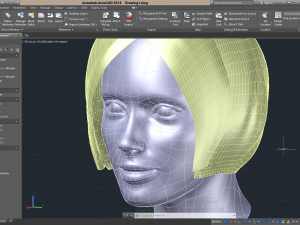 cad-friendly casual woman head model f1p1d0v1head 3D 模型