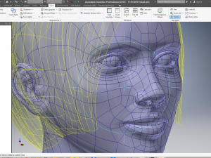 cad-friendly casual woman head model f1p1d0v1head 3D 模型