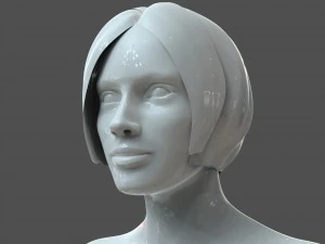 Genital detayları ile cad ger&ccedil;ek&ccedil;i g&uuml;ndelik kadın modeli f1p1d2v1 3D Model