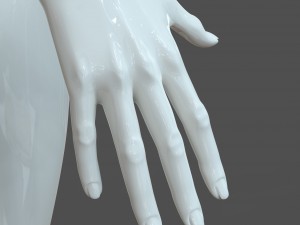 Cad realistic casual woman model with genital details f1p1d2v1 3D Model