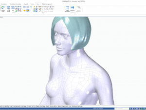 Cad realistic casual woman model with genital details f1p1d2v1 3D Model