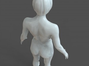 Cad realistic casual woman model with genital details f1p1d2v1 3D Model