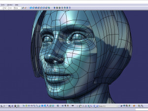 Cad realistic casual woman model with genital details f1p1d2v1 3D Model