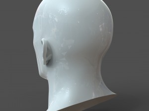 cad-friendly man head model m1p1d0v1head 3D मॉडल