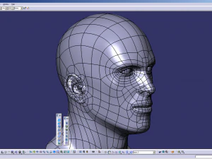 cad-friendly man head model m1p1d0v1head 3D Model