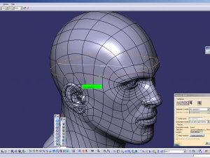 cad-friendly man head model m1p1d0v1head 3D Model