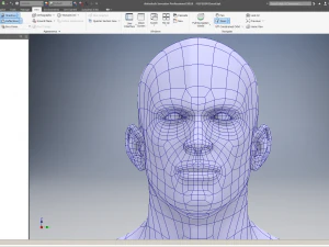 cad-friendly man head model m1p1d0v1head 3D Model