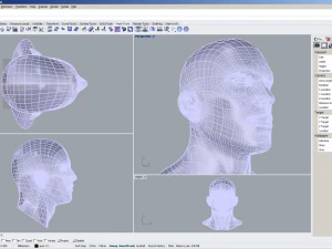 cad-friendly man head model m1p1d0v1head 3D Model