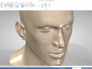 cad-friendly man head model m1p1d0v1head 3D Model