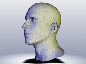 cad-friendly man head model m1p1d0v1head 3D मॉडल