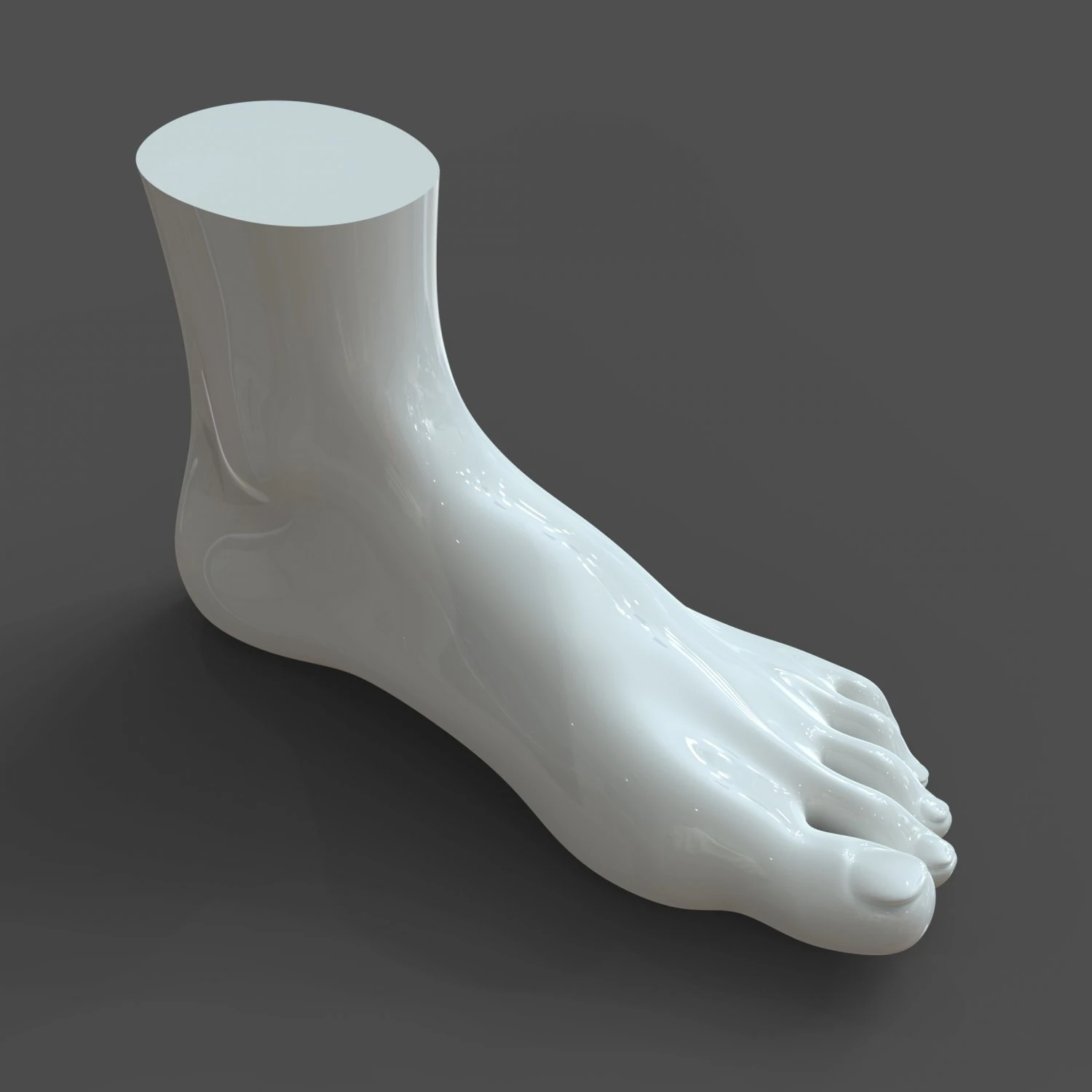 cad compatible female foot model f1p1d0v1feet 3D Model .c4d .max .obj .3ds .fbx .stl .blend