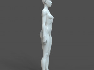 cad-friendly young female model f4p2d0v1 Model 3D