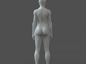 cad-friendly young female model f4p2d0v1 Model 3D