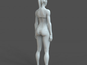 cad-friendly young female model f4p2d0v1 Model 3D