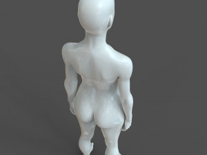 cad-friendly young female model f4p2d0v1 Model 3D