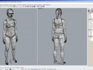 cad-friendly young female model f4p2d0v1 Model 3D