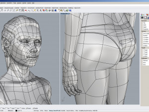 cad-friendly young female model f4p2d0v1 Model 3D