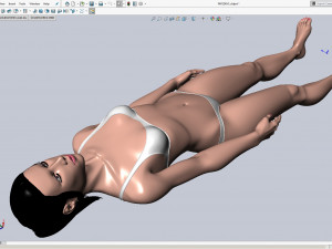 cad-friendly young female model f4p2d0v1 Model 3D