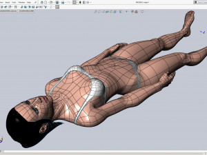 cad-friendly young female model f4p2d0v1 Model 3D