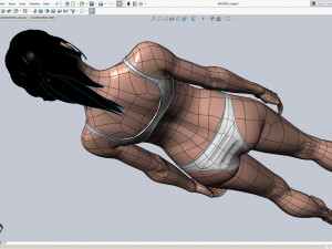 cad-friendly young female model f4p2d0v1 Model 3D